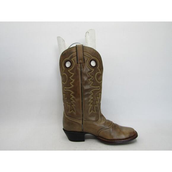 Rocky Mens Size 8.5 M Brown Leather Buckaroo Stockman Cowboy Western Boots main image 9